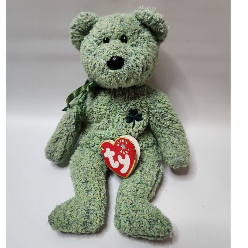 TY Beanie Baby “Shamrock” Green Bear – 2000 – St. Patrick’s Day